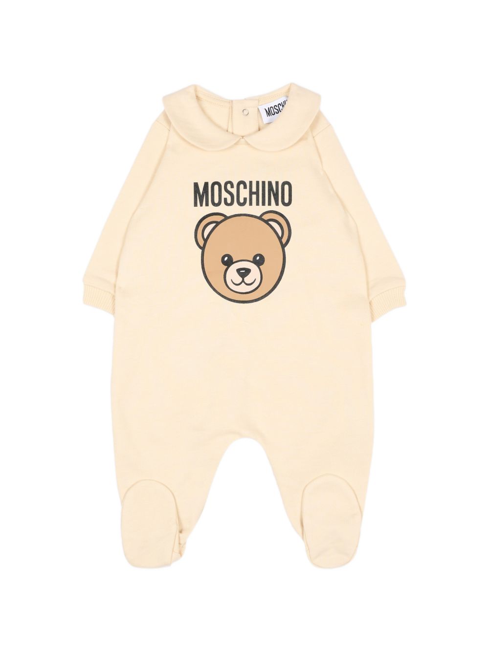 Kit tutina beige per neonato MUY09PLCA40 20404 Moschino Kids 