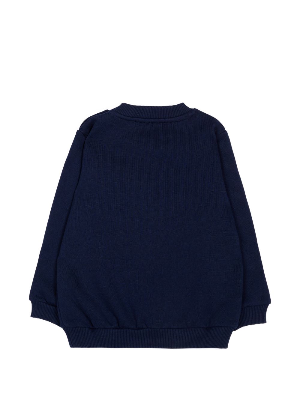 Felpa blu navy per bambino MVF060LCA83 40016 Moschino Kids 