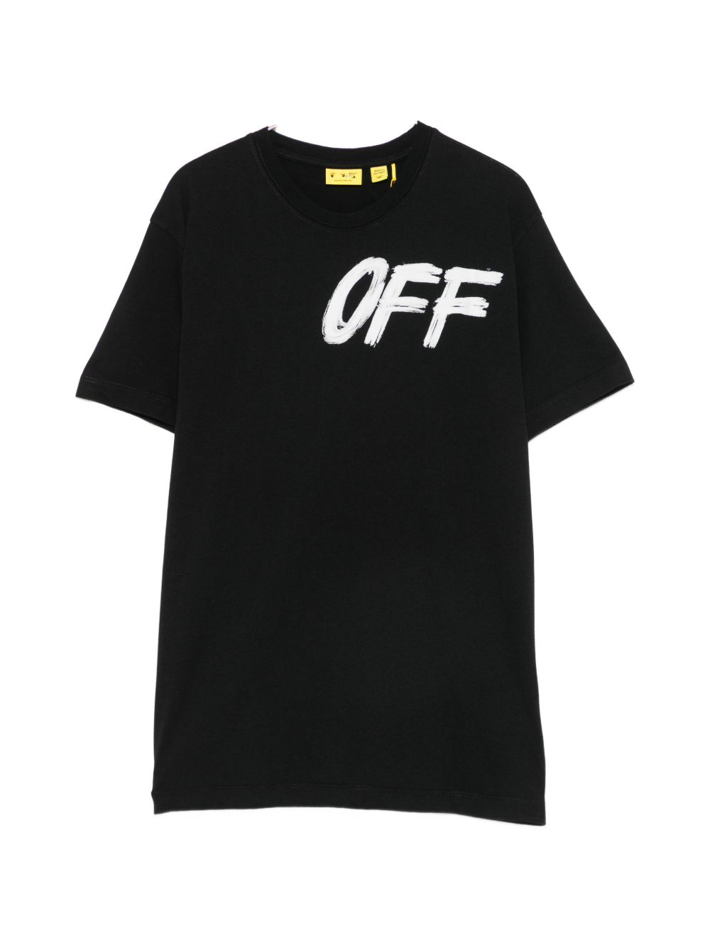 T-shirt nera per bambino OBAA002F26JER00200 002 Off White Kids 