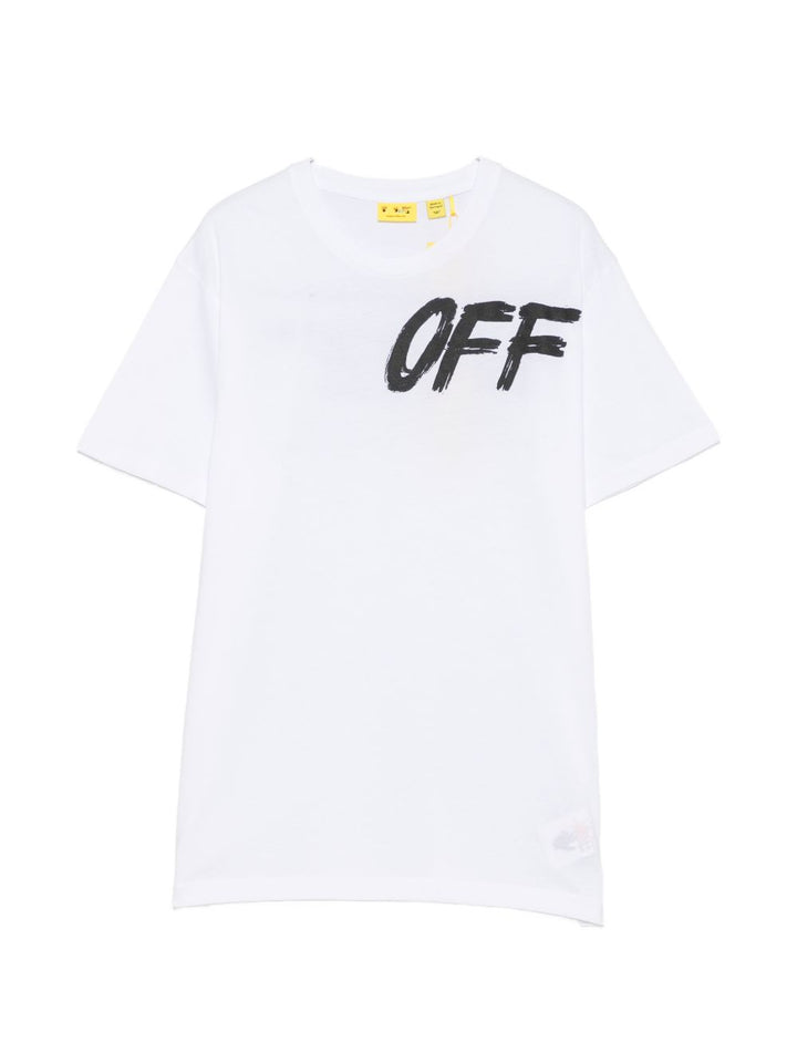 T-shirt bianca per bambino OBAA002F26JER00210 101 Off White Kids 
