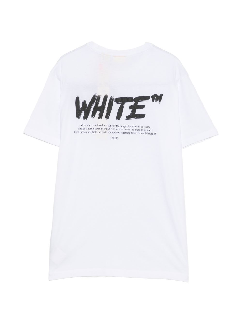 T-shirt bianca per bambino OBAA002F26JER00210 101 Off White Kids 