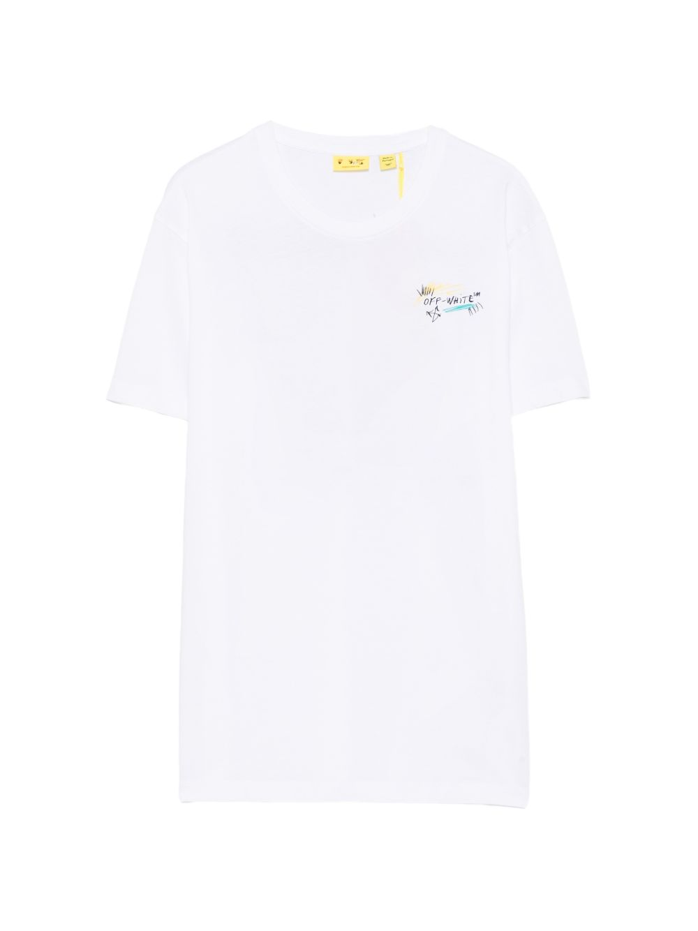 T-shirt bianca per bambino OBAA002F26JER00810 101 Off White Kids 