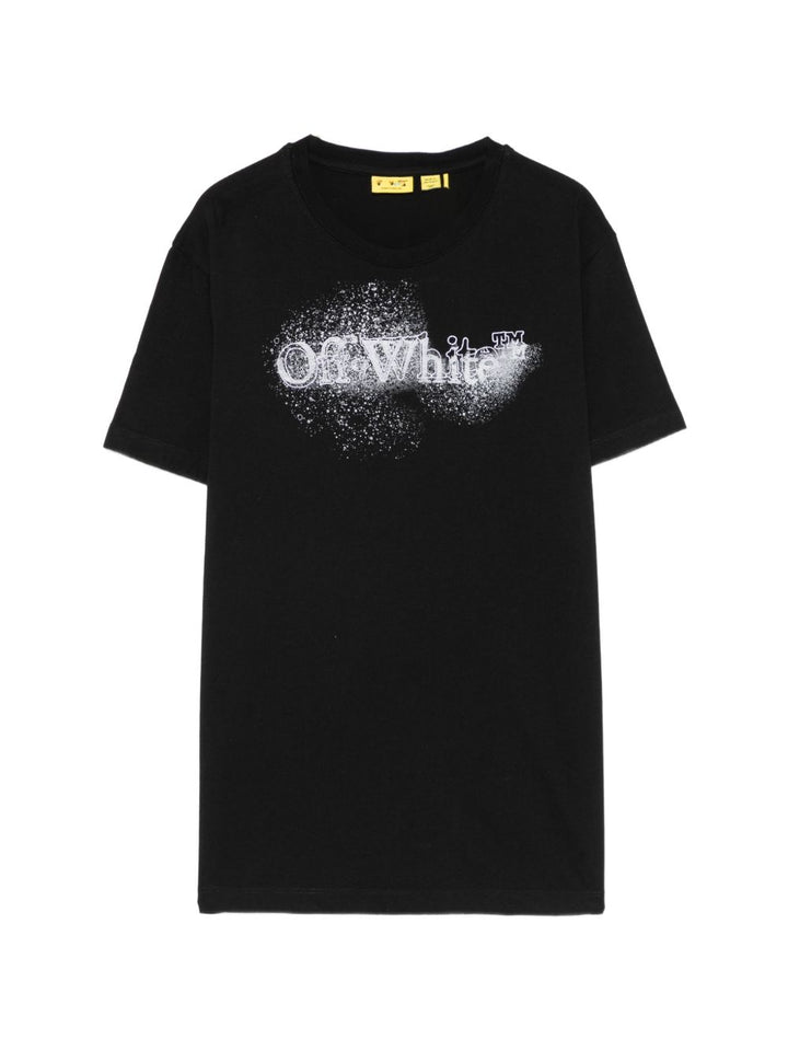 T-shirt nero per bambino OBAA002F26JER00E00 002 Off White Kids 