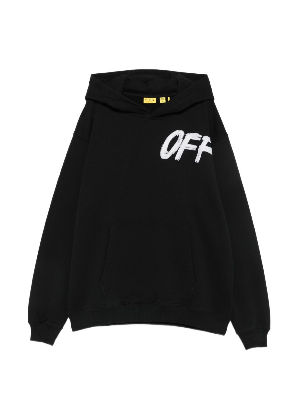 Felpa nera per bambino OBBB001F26FLE00200 002 Off White Kids 