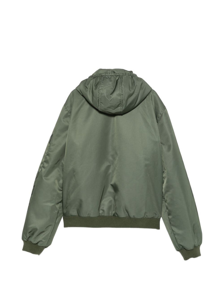Giubbotto verde per bambino OBEH005F26FAB00130 303 Off White Kids 