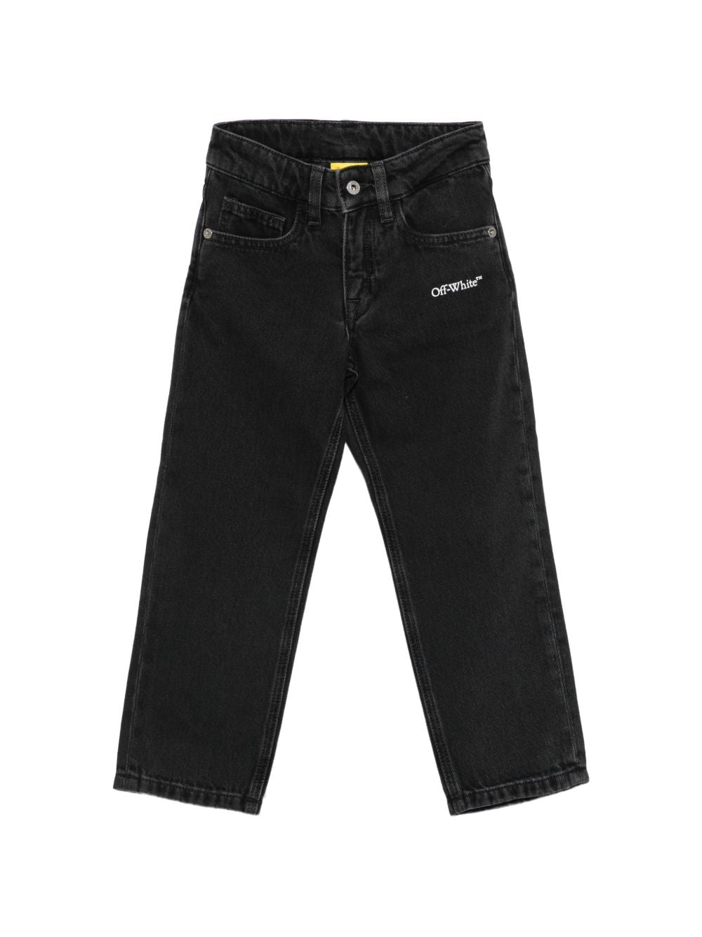 Jeans neri per bambino OBYA005F26DEN00100 019 Off White Kids 