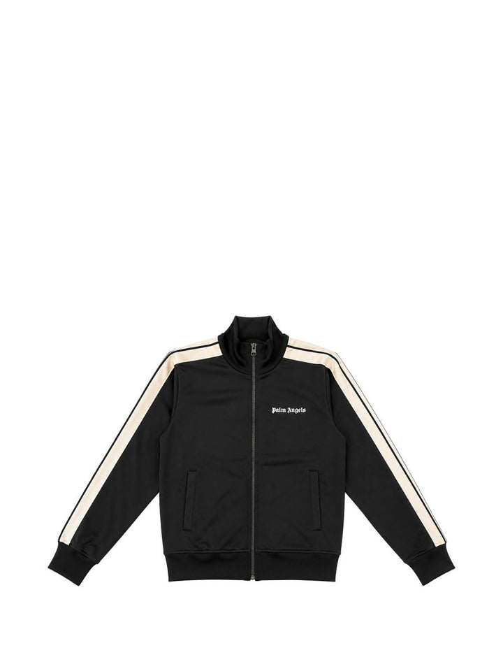 Felpa nera per bambino F6PAJBJK028 110 Palm Angels Kids 