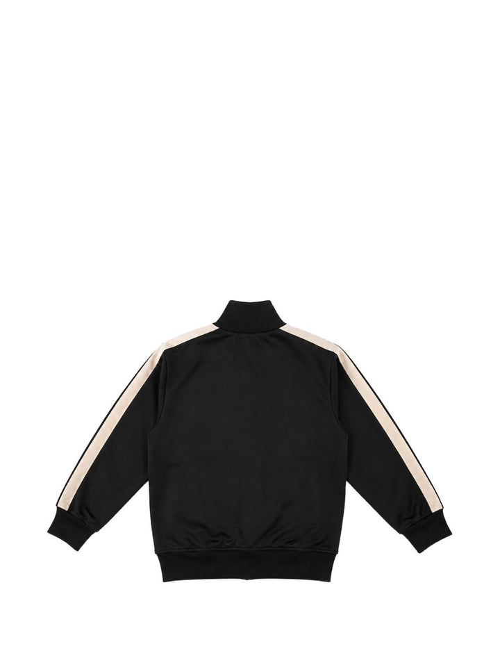 Felpa nera per bambino F6PAJBJK028 110 Palm Angels Kids 