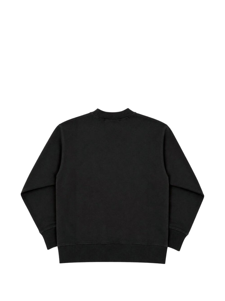 Felpa nera per bambino F6PAJBSW060 110 Palm Angels Kids 