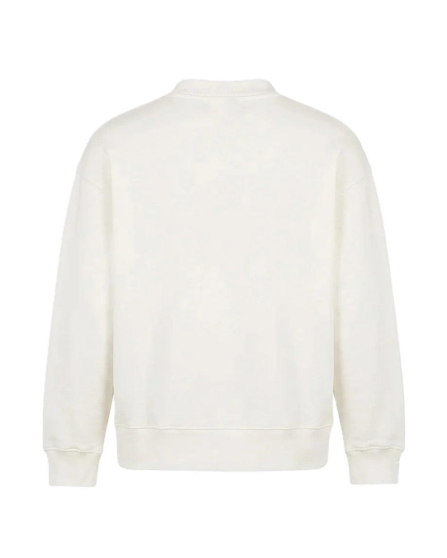 Felpa bianca per bambino F6PAJBSW060 412 Palm Angels Kids 