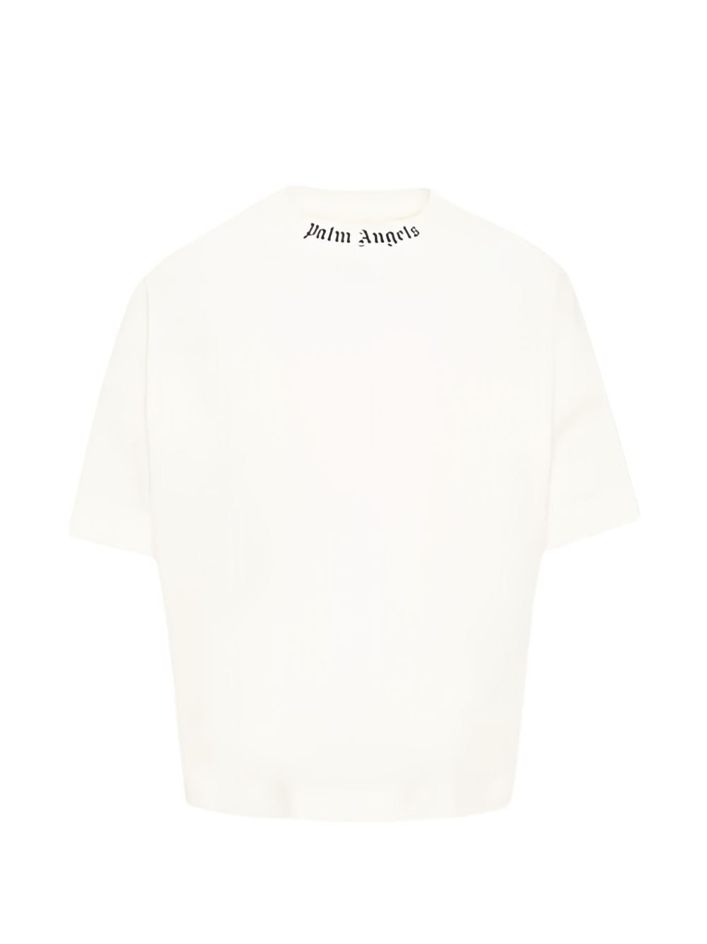 T-shirt bianco sporco per bambino F6PAJBTH012 412 Palm Angels Kids 