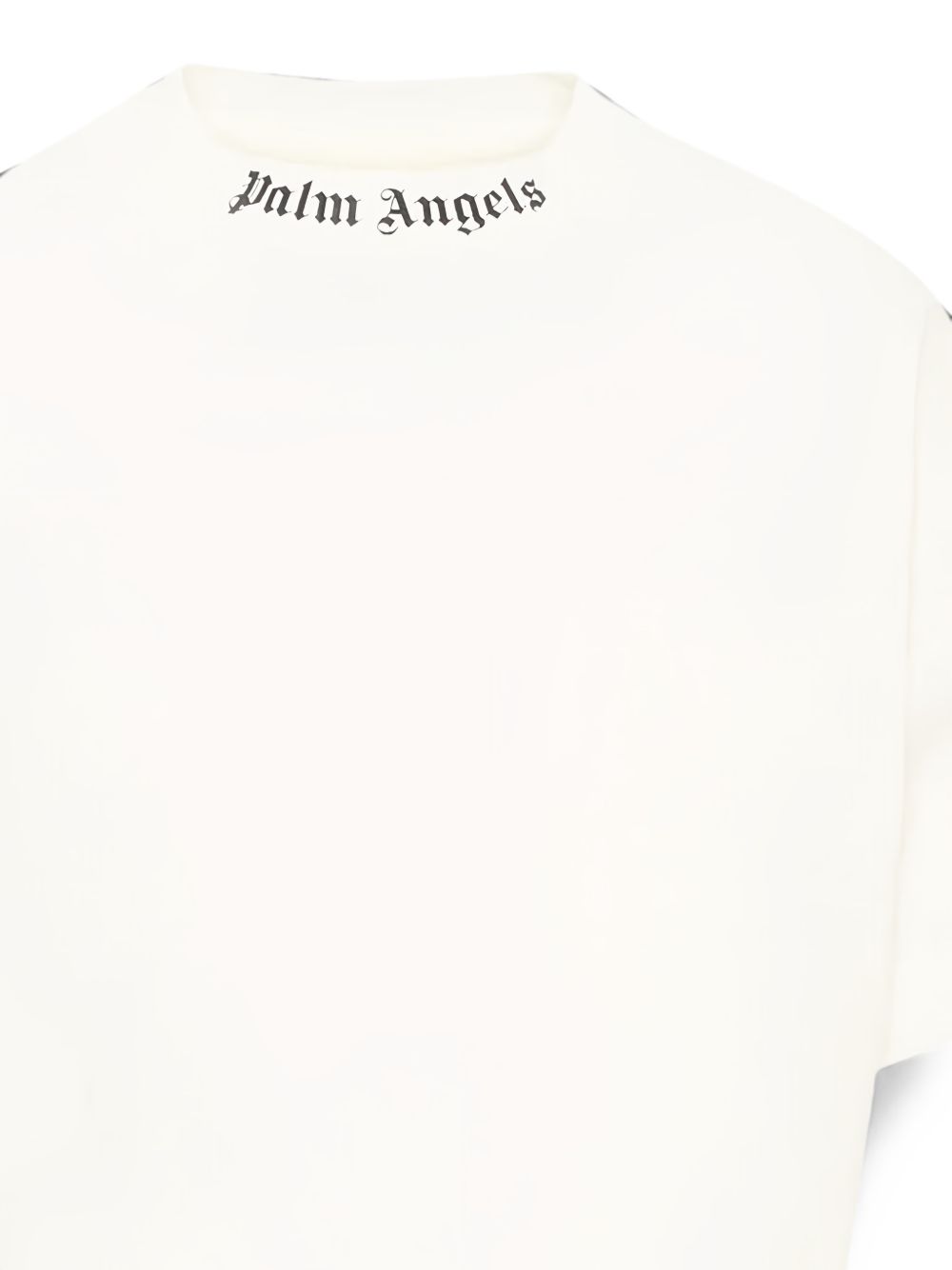 T-shirt bianco sporco per bambino F6PAJBTH012 412 Palm Angels Kids 