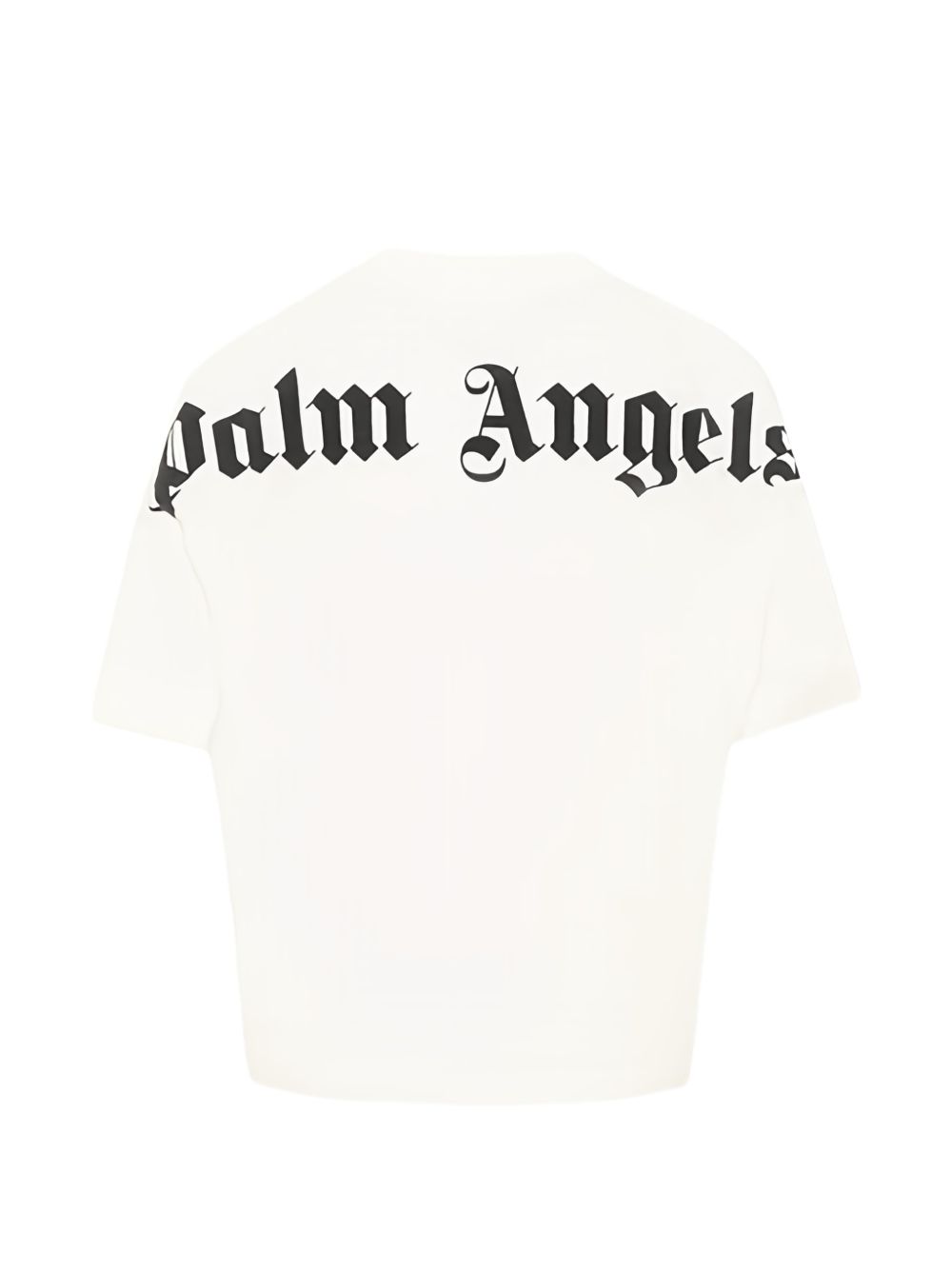 T-shirt bianco sporco per bambino F6PAJBTH012 412 Palm Angels Kids 