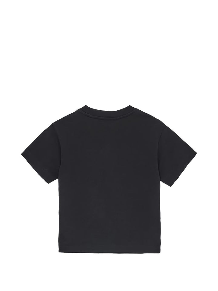 T-shirt nera per bambino F6PAJBTH017 110 Palm Angels Kids 