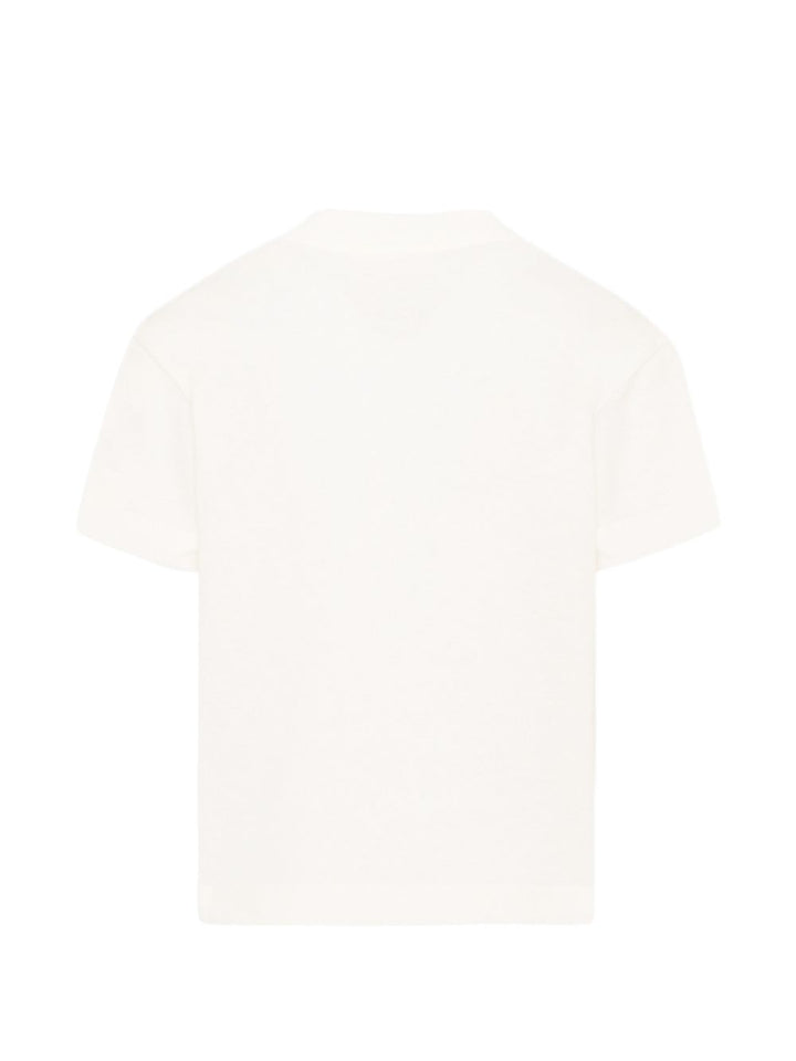 T-shirt bianco per bambino F6PAJBTH061 412 Palm Angels Kids 