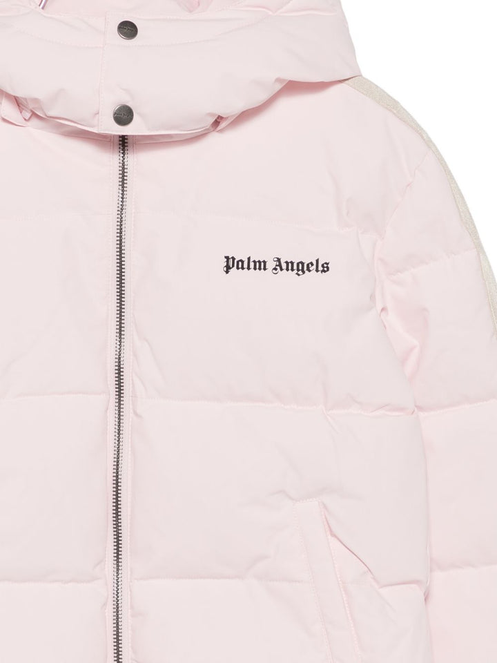 Giubbotto rosa per bambina F6PAJGPF008 042 Palm Angels Kids 