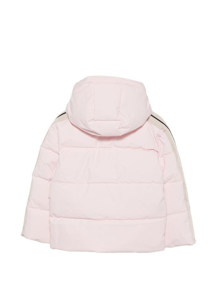 Giubbotto rosa per bambina F6PAJGPF008 042 Palm Angels Kids 