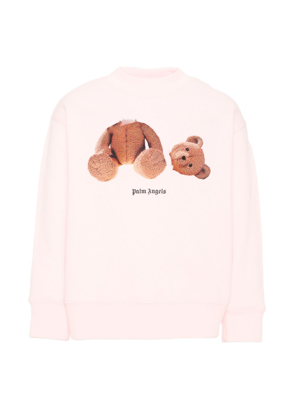 Felpa rosa chiaro per bambino F6PAJGSW049 042 Palm Angels Kids 