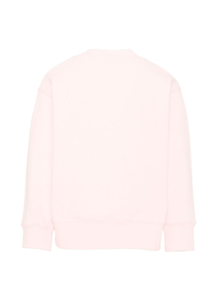 Felpa rosa chiaro per bambino F6PAJGSW049 042 Palm Angels Kids 