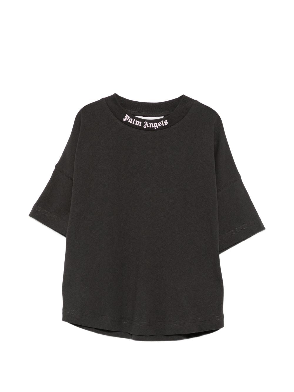 T-shirt nero per bambino F6PAJGTH064 110 Palm Angels Kids 