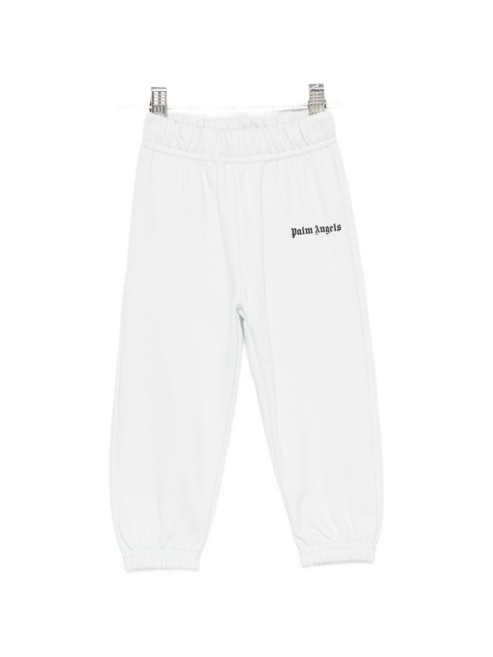 Pantalone bianco per neonato F6PANBFP221 960 Palm Angels Kids 