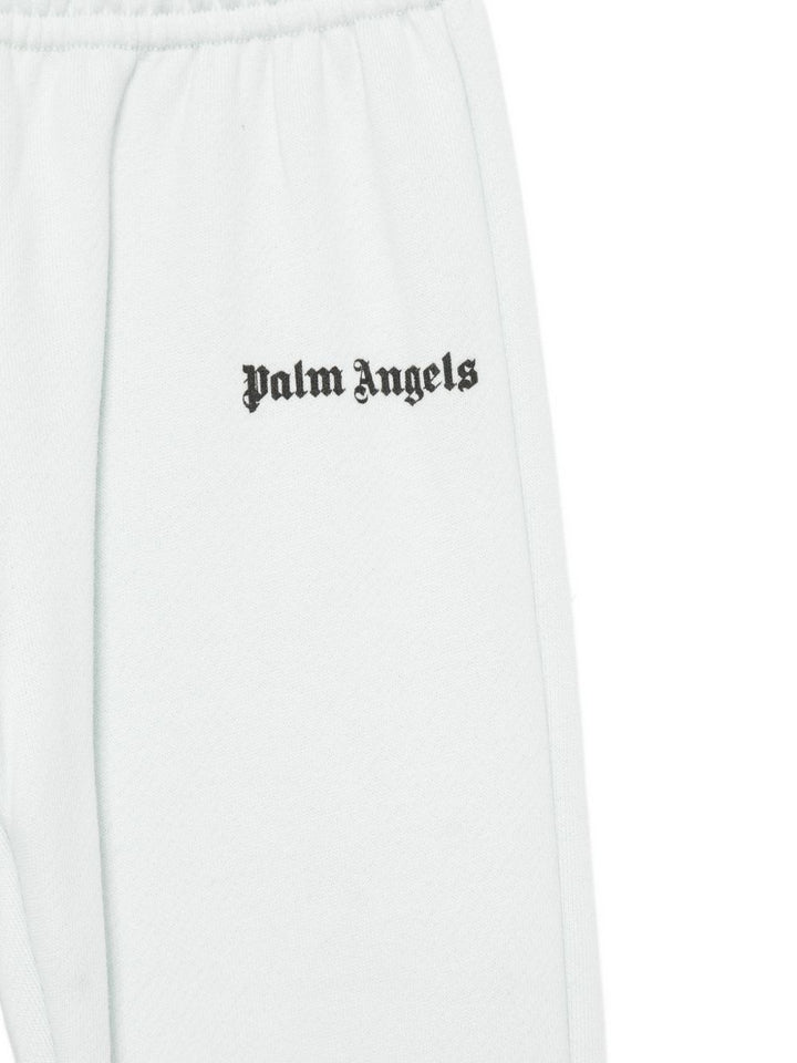 Pantalone bianco per neonato F6PANBFP221 960 Palm Angels Kids 