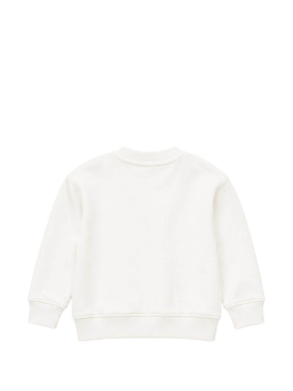 Felpa crema per neonato F6PANBSW192 412 Palm Angels Kids 