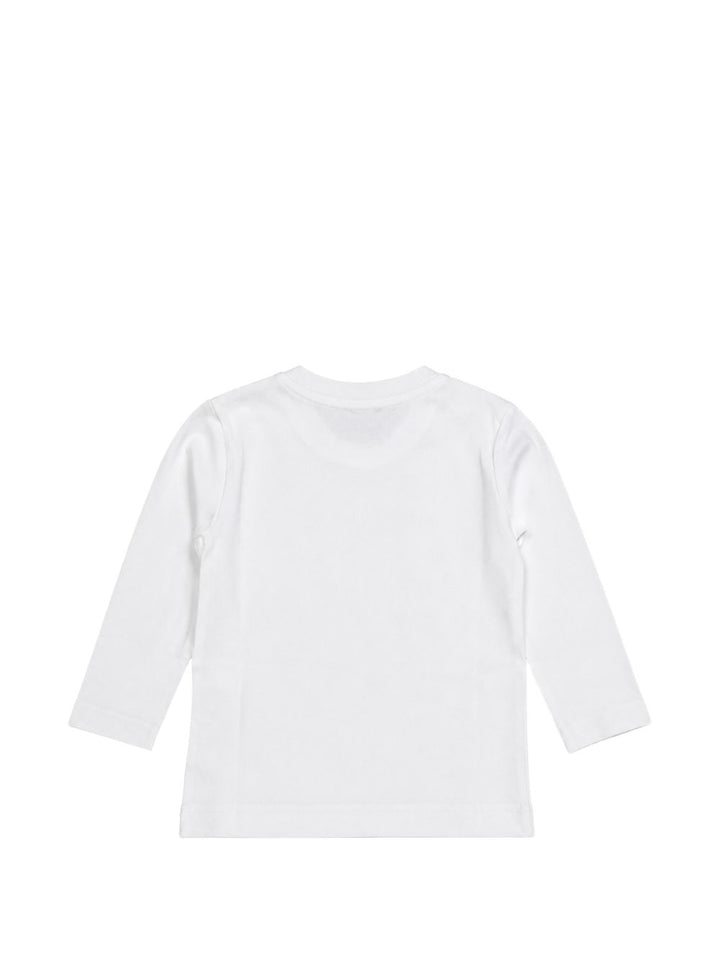 T-shirt bianco per neonato F6PANBTH179 412 Palm Angels Kids 