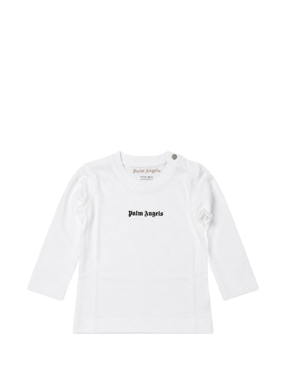 T-shirt bianco per neonato F6PANBTH179 412 Palm Angels Kids 