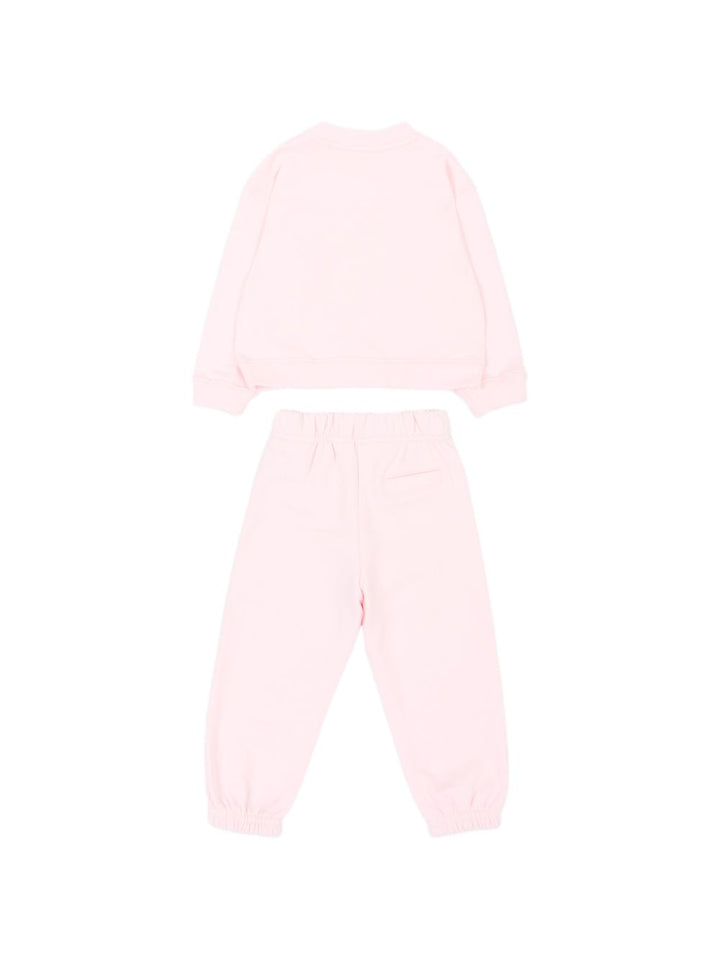 Completo rosa per neonata F6PANGTP198 042 Palm Angels Kids 