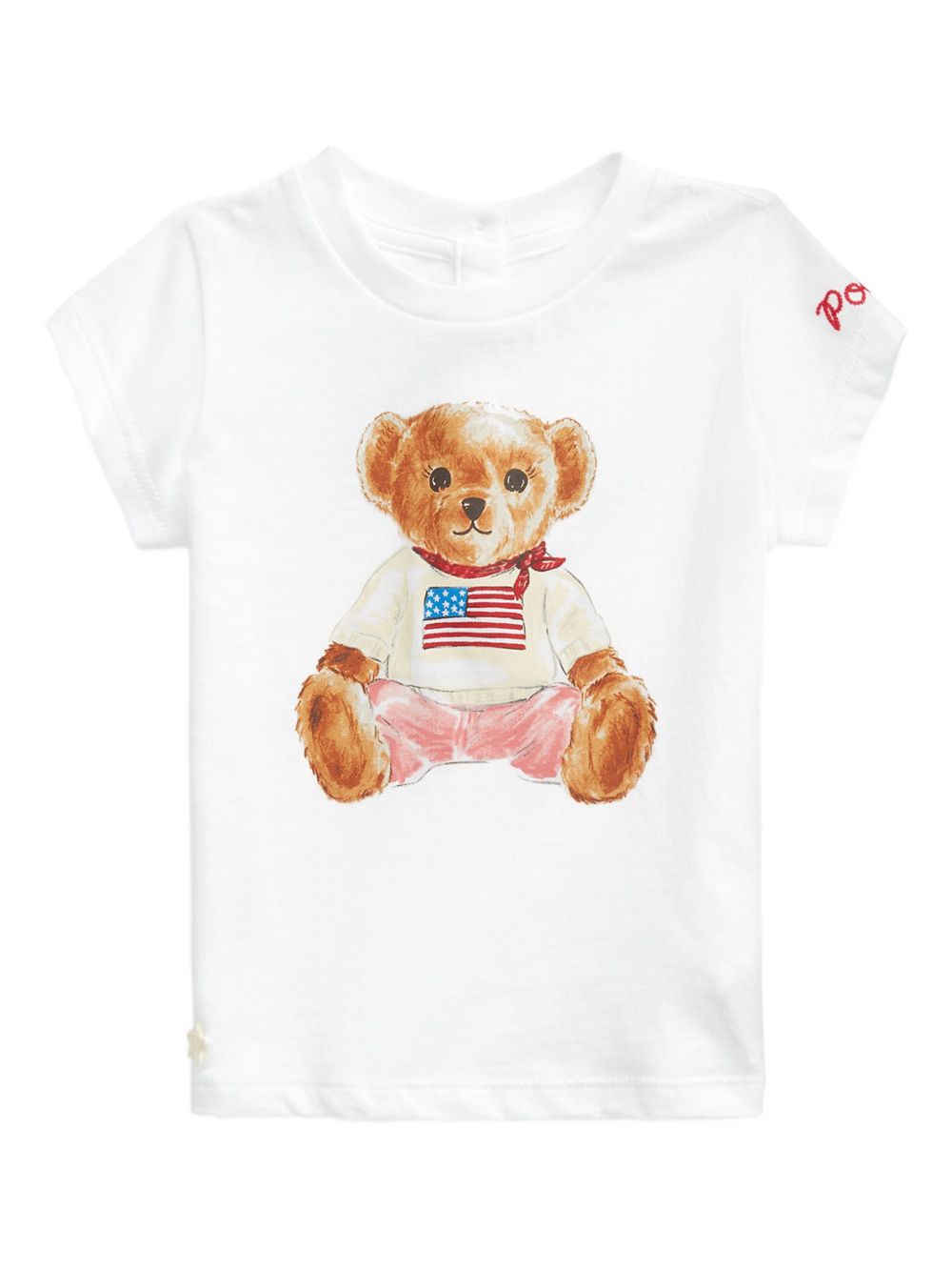 T-shirt bianca per neonato 310844732 001 Ralph Lauren Kids 