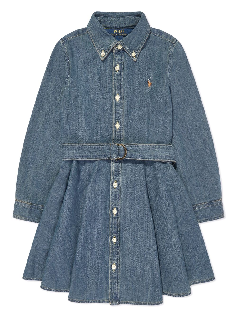 Abito blu per bambina 313698860 001 Ralph Lauren Kids 