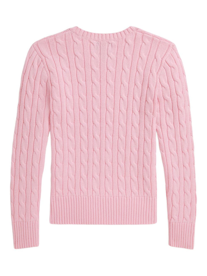 Maglione rosa per bambina 313901316 010 Ralph Lauren Kids 
