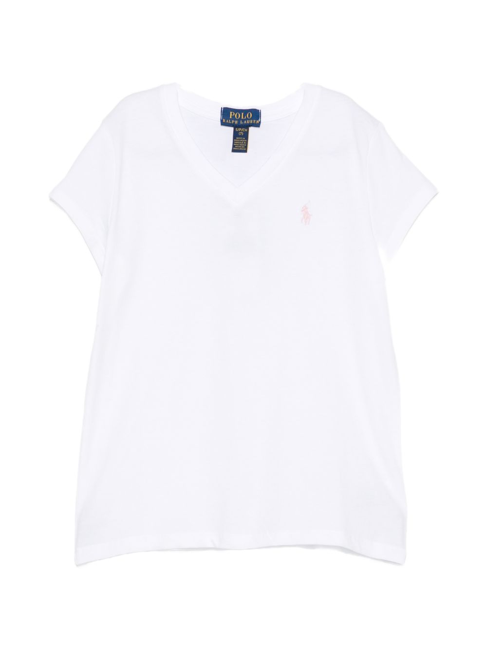 T-shirt bianca per bambina 313A10636 003 Ralph Lauren Kids 