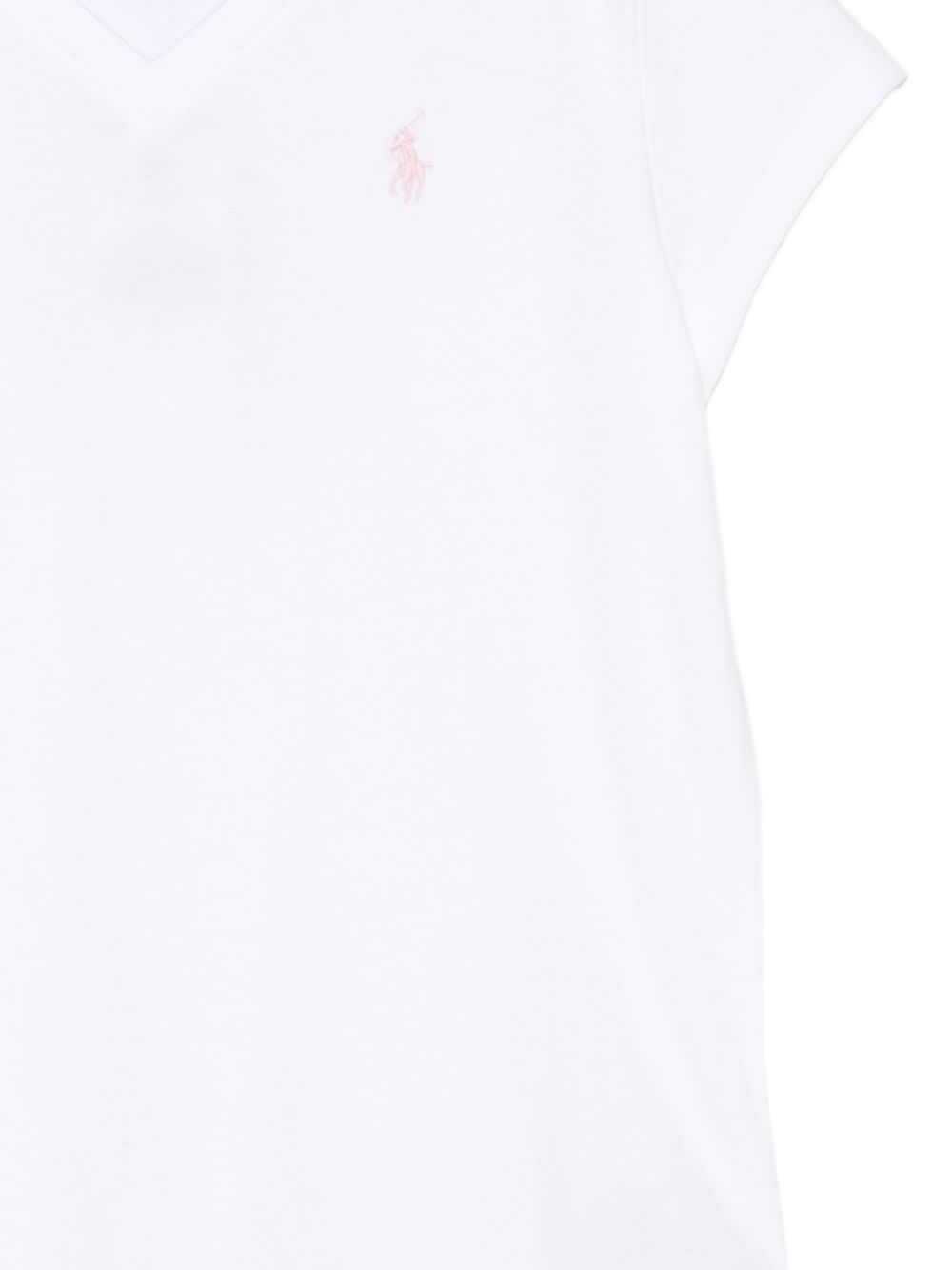 T-shirt bianca per bambina 313A10636 003 Ralph Lauren Kids 