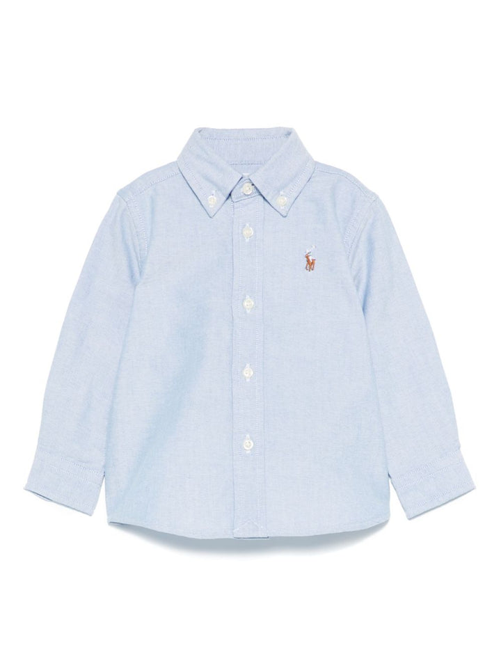 Camicia azzurra per neonato 320677133 002 Ralph Lauren Kids 