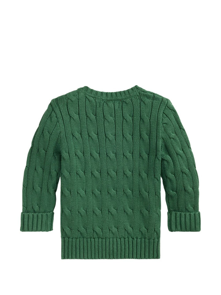 Maglione verde scuro per neonato 320702674 503 Ralph Lauren Kids 