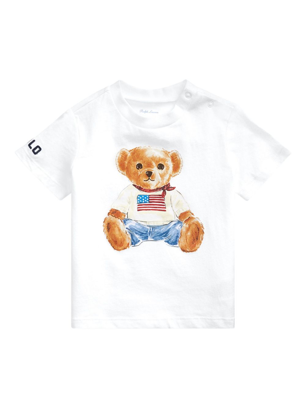 T-shirt bianca per neonato 320844731 001 Ralph Lauren Kids 