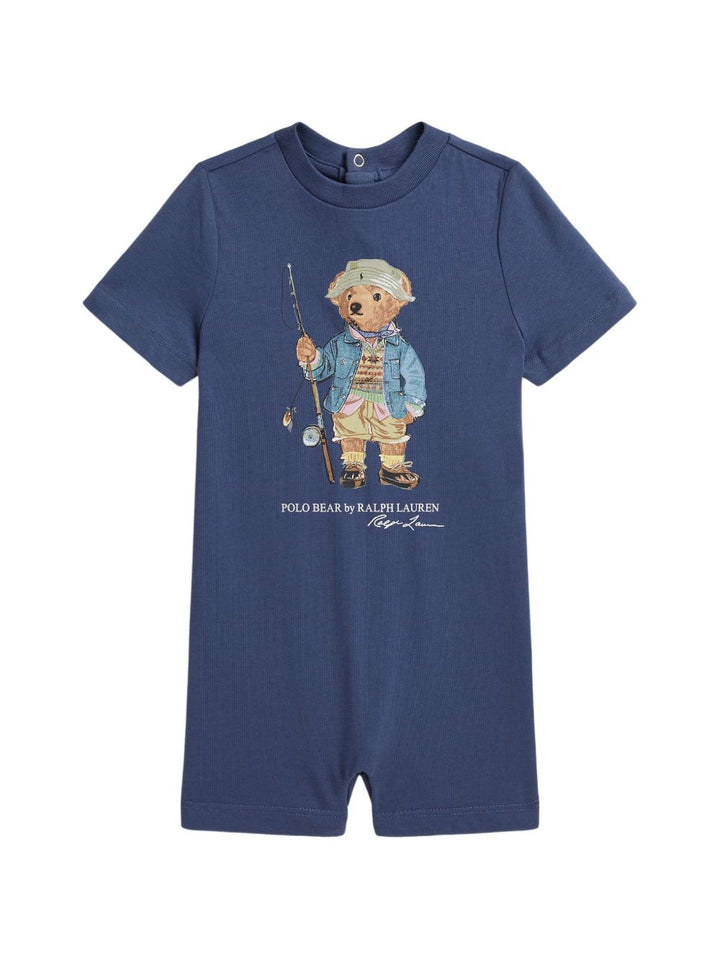 Tutina blu per neonato 320B18444 001 Ralph Lauren Kids 