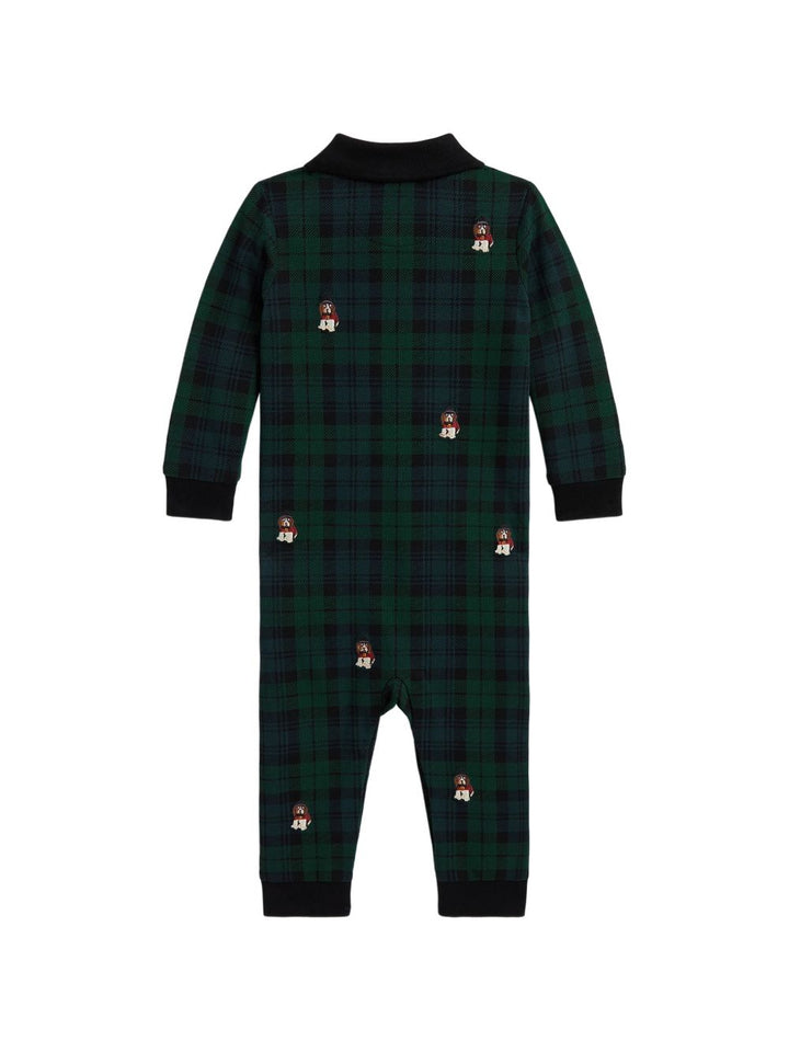 Tutina blu/verde per neonato 320B28703 001 Ralph Lauren Kids 