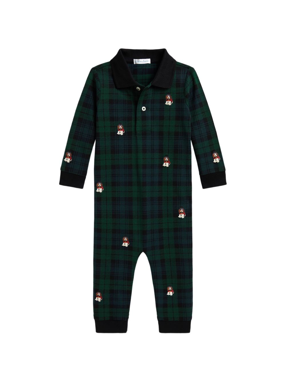 Tutina blu/verde per neonato 320B28703 001 Ralph Lauren Kids 