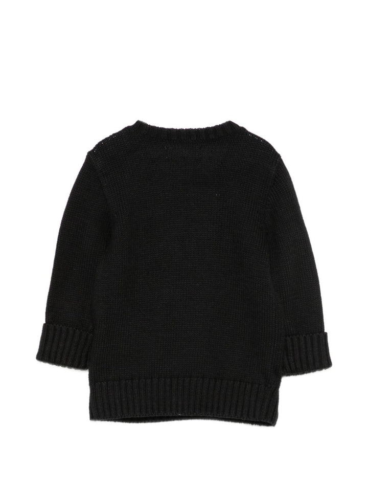 Maglione nero per neonato 320B29194 001 Ralph Lauren Kids 