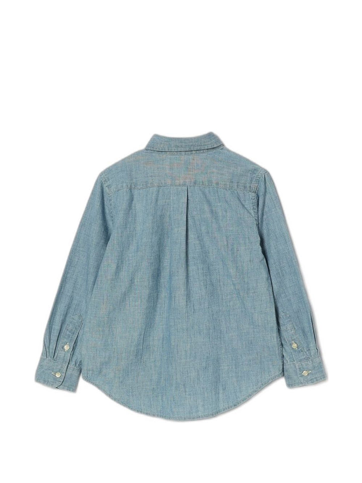 Camicia in jeans blu per bambino 322703283 001 Ralph Lauren Kids 