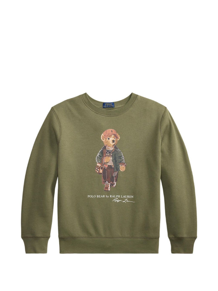 Felpa verde per bambino 322B27294 001 Ralph Lauren Kids 