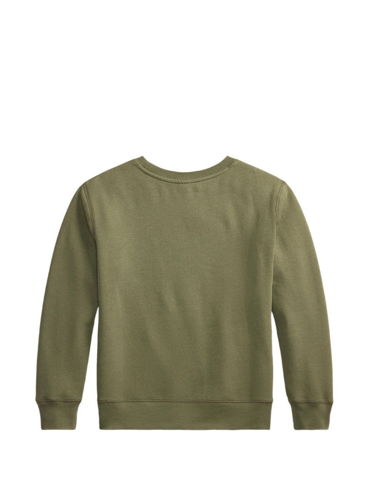 Felpa verde per bambino 322B27294 001 Ralph Lauren Kids 