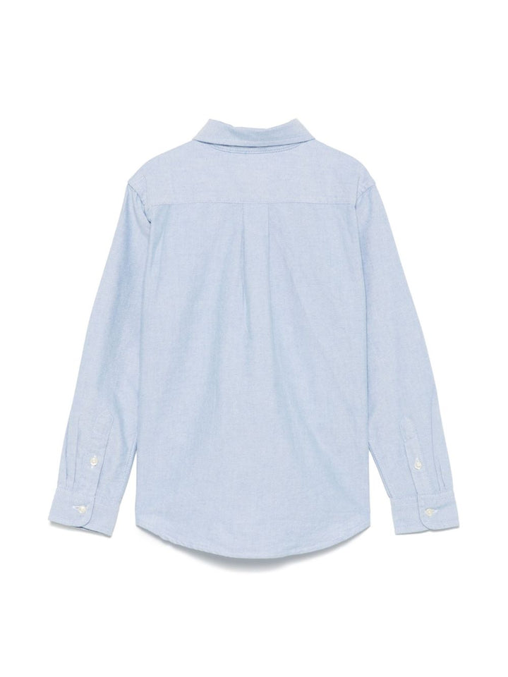 Camicia blu chiaro per bambino 323677133 002 Ralph Lauren Kids 