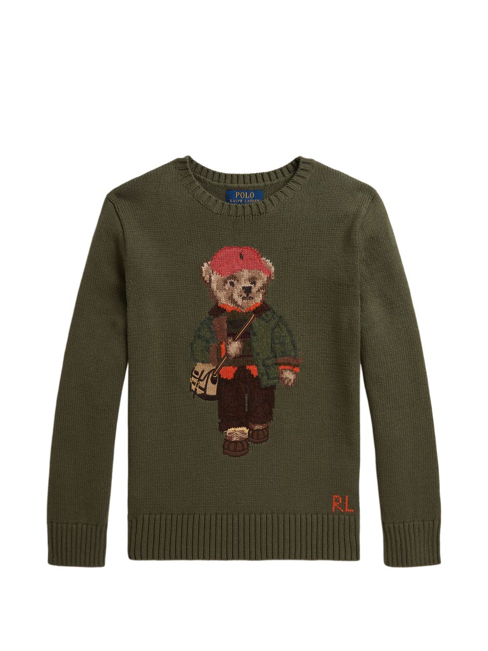 Maglione verde per bambino 323B26124 001 Ralph Lauren Kids 