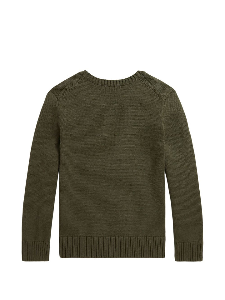 Maglione verde per bambino 323B26124 001 Ralph Lauren Kids 