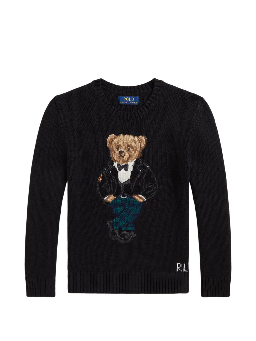 Maglione nero per bambino 323B29194 001 Ralph Lauren Kids 