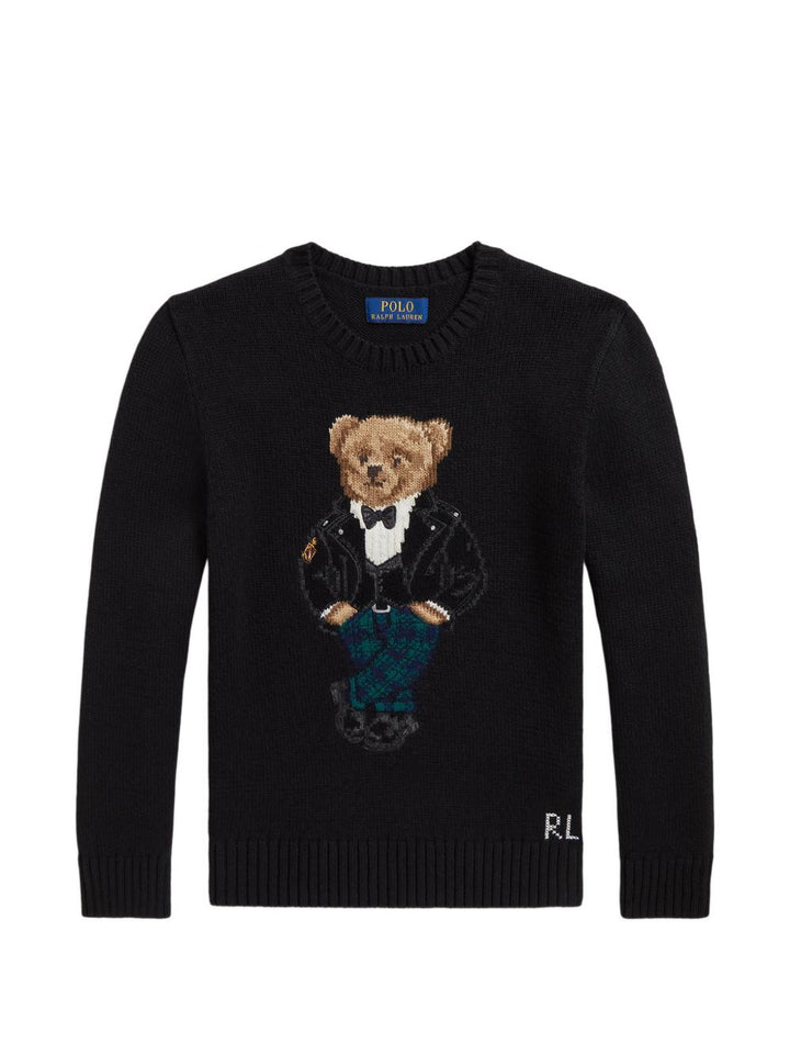 Maglione nero per bambino 323B29194 001 Ralph Lauren Kids 